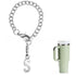 Silver Keychain Backpack Cup Accessories Chain English Letters And Numbers Cute Jewelry Pendant for tumblers, Tumbler Set Accessories